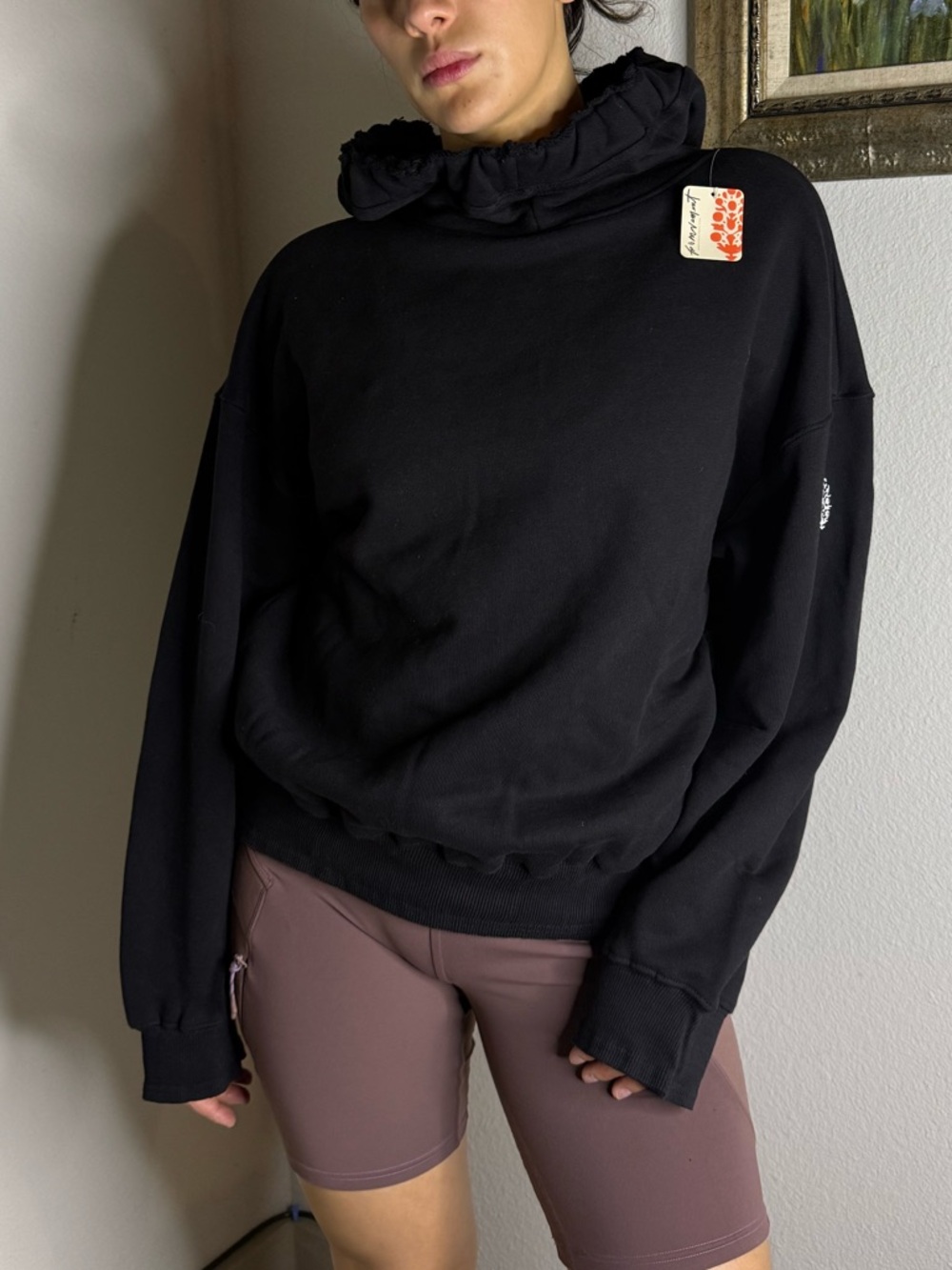 FP Movement Snow Flow Pullover Hoodie in Black